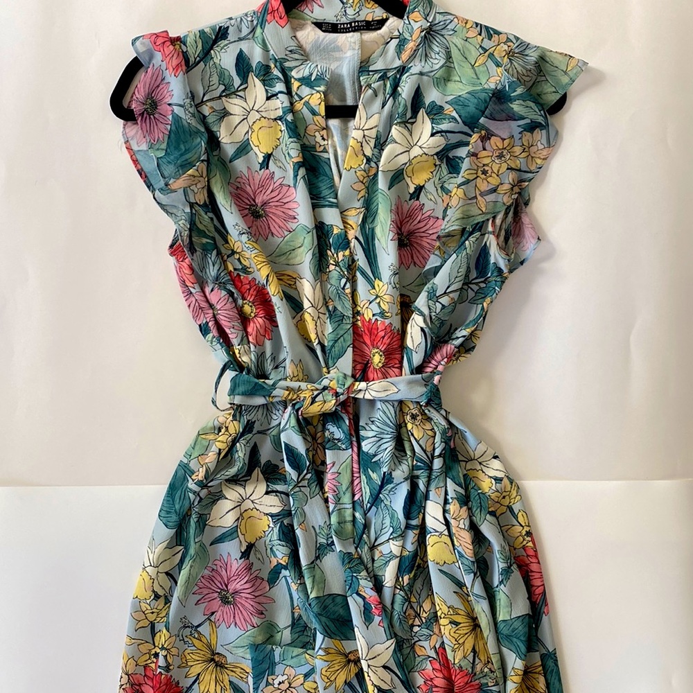 Zara floral long dress.